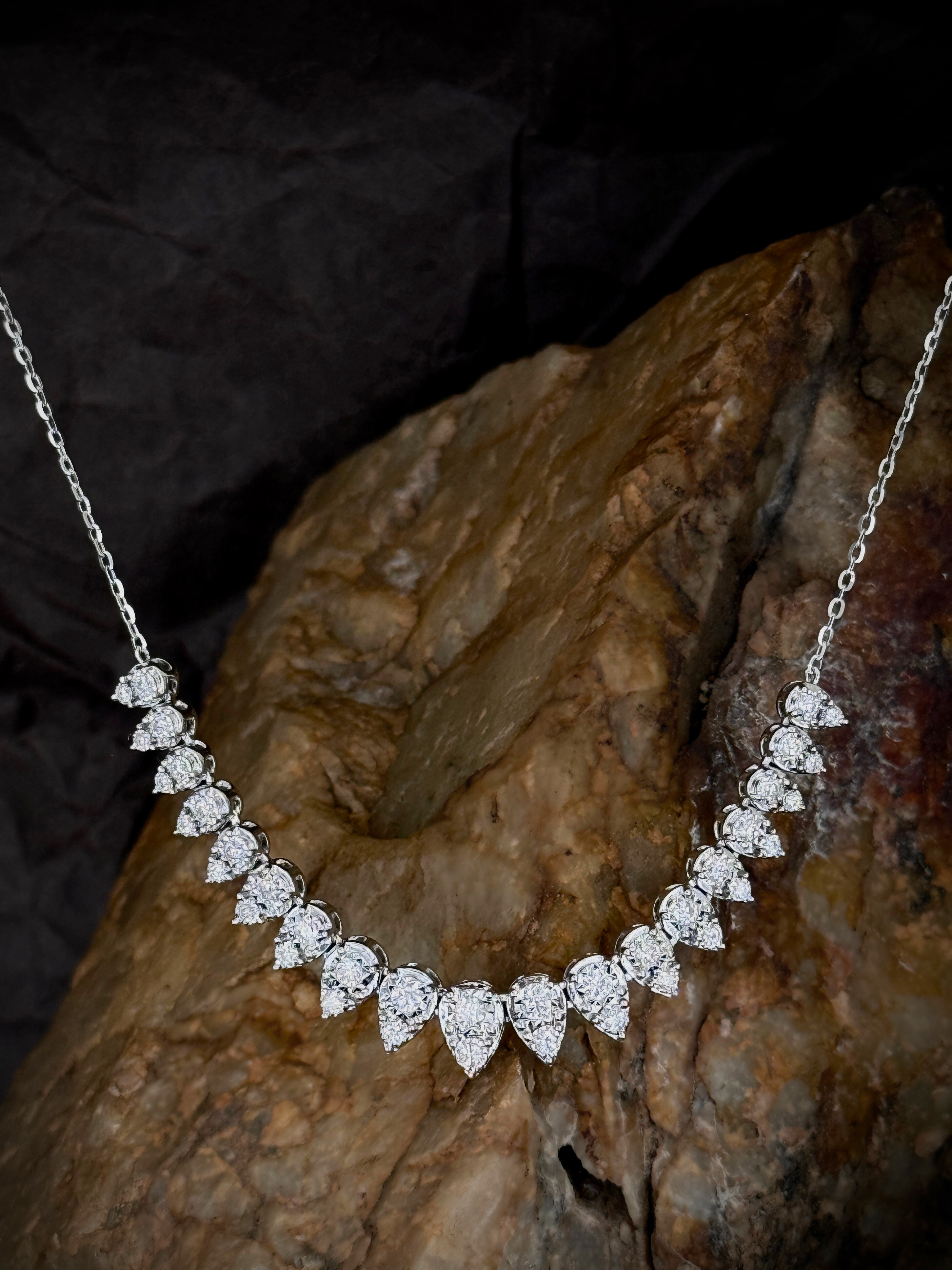 Marquise-Graduated Necklace-403961
